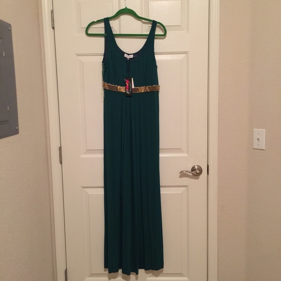 Green Calvin Klein dress