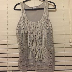 Express sleeveless blouse
