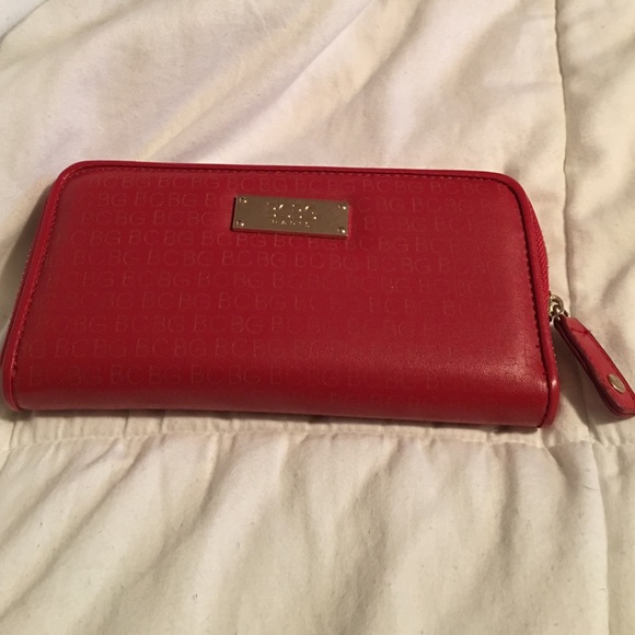 Red BCBG wallet