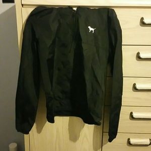 Anorak Black half zip jacket
