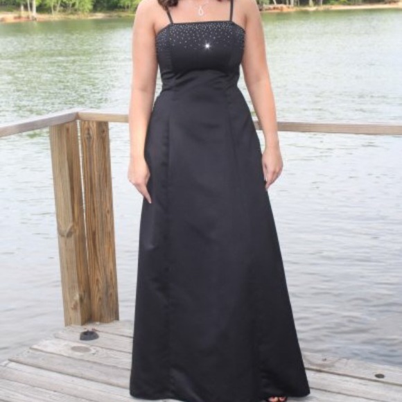 Black formal gown
