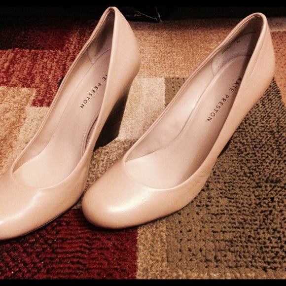 Kate Preston Vanessa taupe wedge heel - Picture 4 of 4