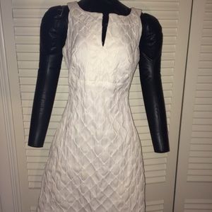 White House Black Market Quilted Dress