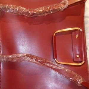 New never use burgundy Zara purse