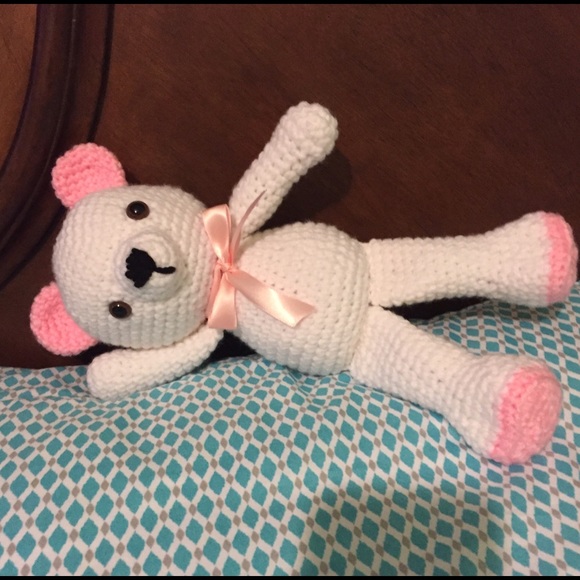 Crocheted Bear. SOLD LOCALLY. Place Your Order - Picture 3 of 3