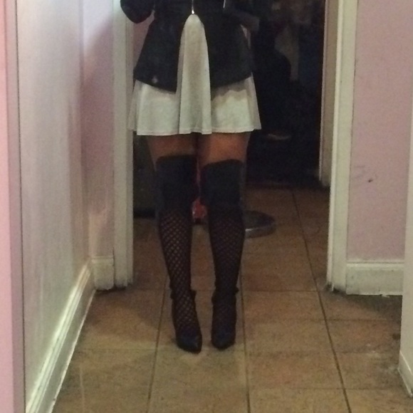 Bebe Harley Crochet Over-the-Knee boots - Picture 3 of 8