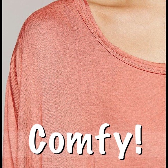 💜100% Super Soft Viscose High/Low Peach Top💜 - Picture 3 of 4