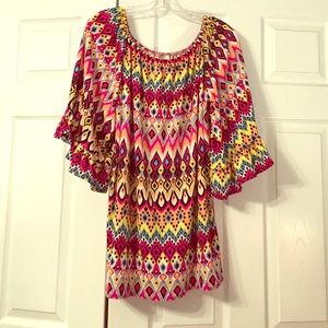 Sassy Printed Swing Top