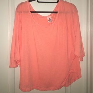 Orange/salmon PINK blouse