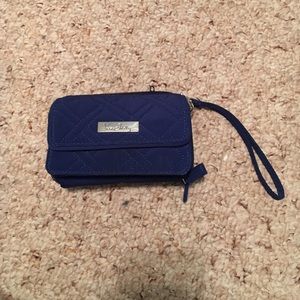 Royal blue Vera Bradley wristlet