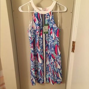 Lilly Pulitzer Red Right Return Pearl Shift