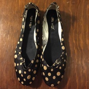 New Nine West Polka Dot Flats