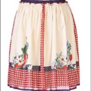 Anna Sui Picnic Donkey Skirt