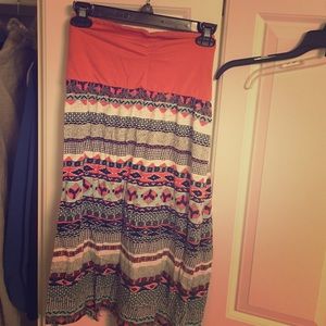 Strapless roxy dress!