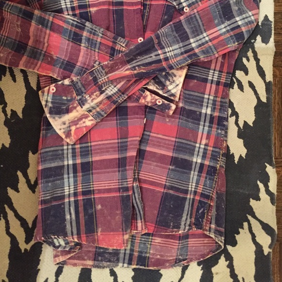 plaid button down!!! - Picture 2 of 2