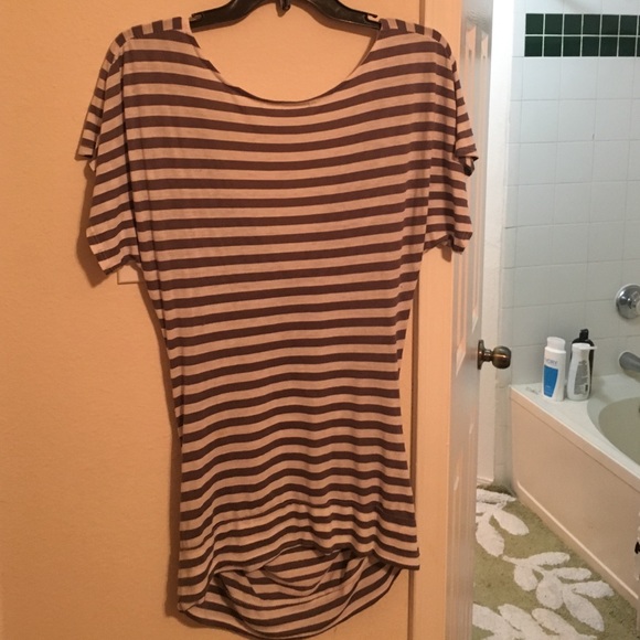 Charlotte Russe Striped Blouse - Picture 2 of 3