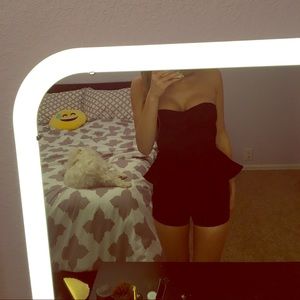Black Bodycon Romper