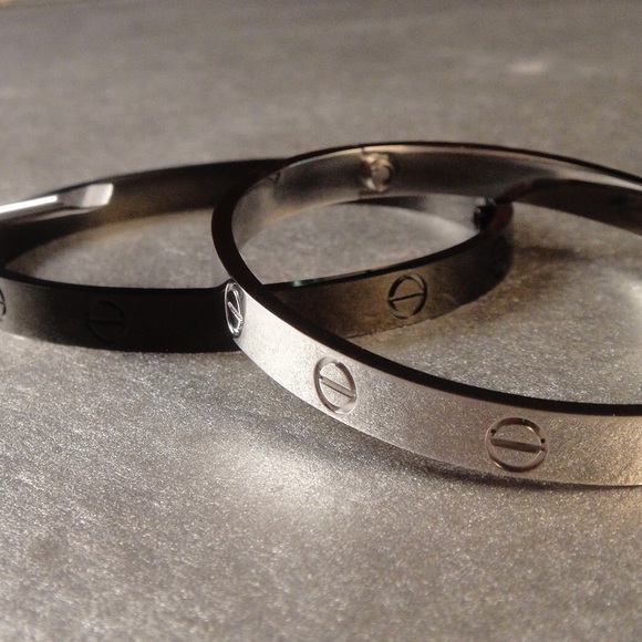 Love Ring & Bracelet Set steel great quality