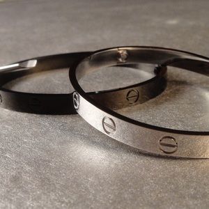 Love Ring & Bracelet Set steel great quality