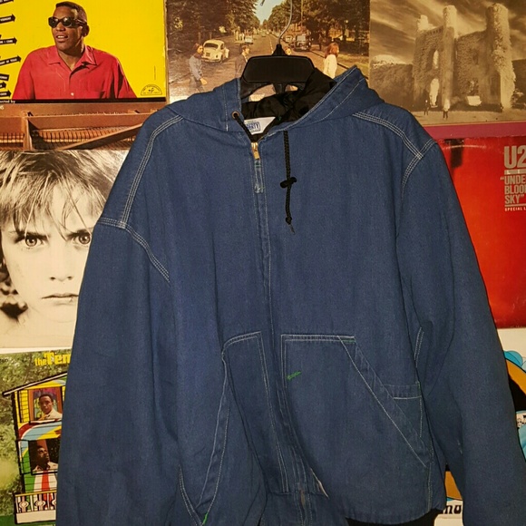 OVERSIZED Denim Windbreaker