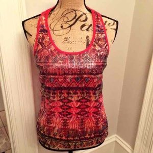 Sequined tank