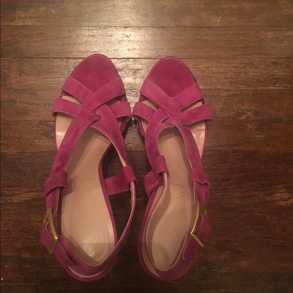 🆕 Pink Italian suede heels purchased in Milan - Picture 2 of 4