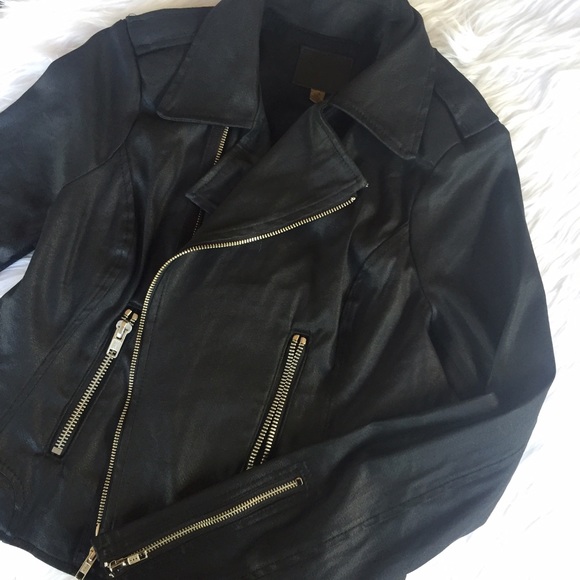 True religion black Moto jacket - Picture 2 of 4