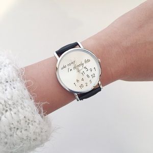 Who cares I'm already late watch