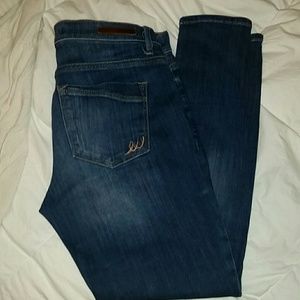 Express mid rise skinny "legging" jeans