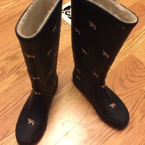 J.Crew doggy rain boots