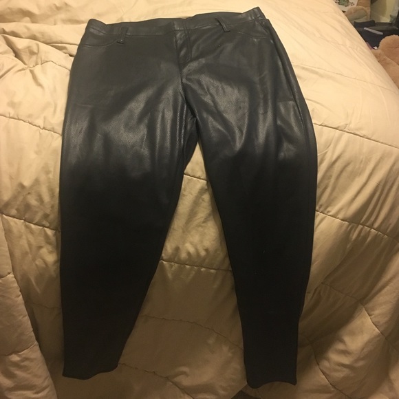Pleather jeggings