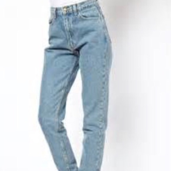 American apparel high waisted jeans
