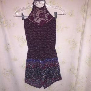 Printed romper