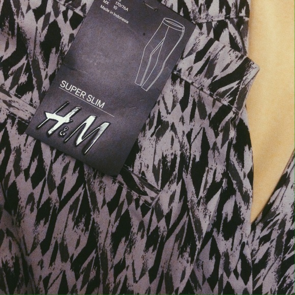 NWT H&M Super Slim Gray Pants