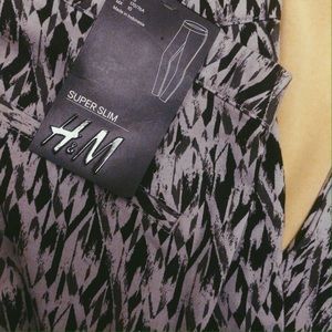 NWT H&M Super Slim Gray Pants