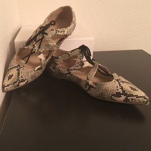 Topshop pointed toe flats