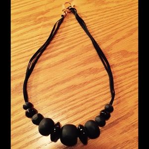Liz Claiborne Black Necklace.