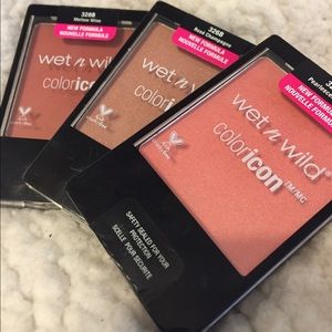Wet and Wild Color Icon blushes