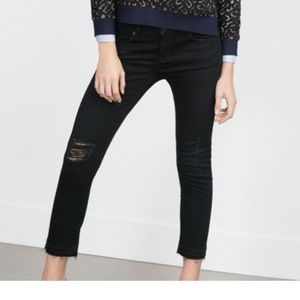 Zara cropped jeans
