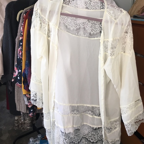 ❤️Cute chiffon jacket lace - Picture 4 of 4