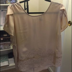 Blush Chiffon Blouse