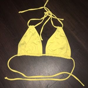 TRADED : San Lorenzo Braided 2 strap Yellow Top
