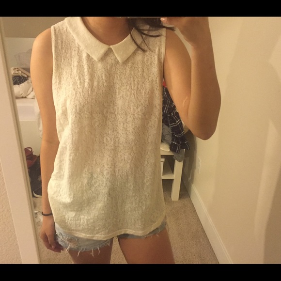 Topshop peterpan collar shirt