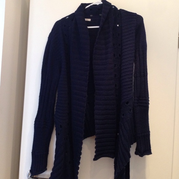 Dark blue cardigan