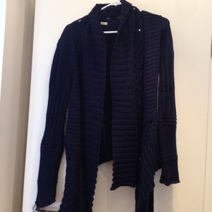 Dark blue cardigan