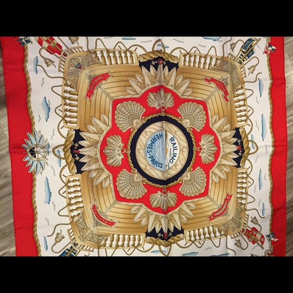 Hermes scarf in original box- never worn!