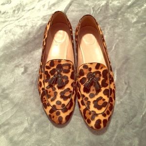 Half calf hair J Crew shoes made in Italy