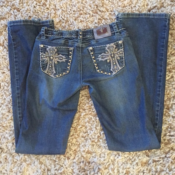 L.A. Idol Jeans. Size 1. Inseam 33" - Picture 1 of 3