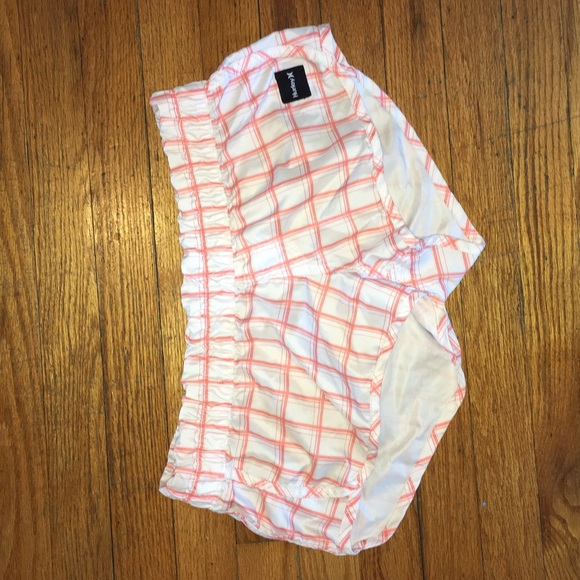 Hurley orange check board shorts
