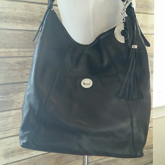 NWOT Isaac Mizrahi Bridgehampton Leather Hobo Bag